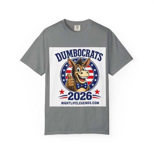 Dumbocrats 2026 Donkey Cartoon T-Shirt | Political Satire Tee