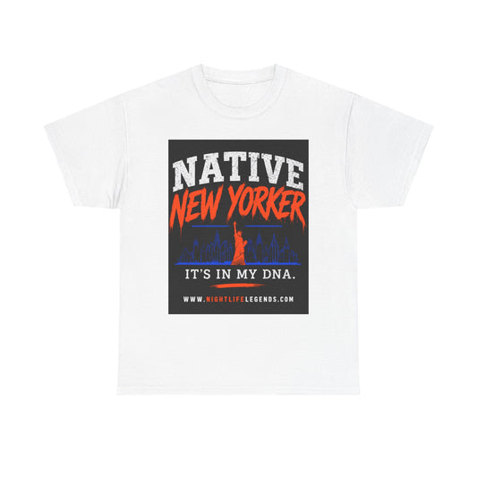 Native New Yorker T‑Shirt — "It's In My DNA" Graphic Tee