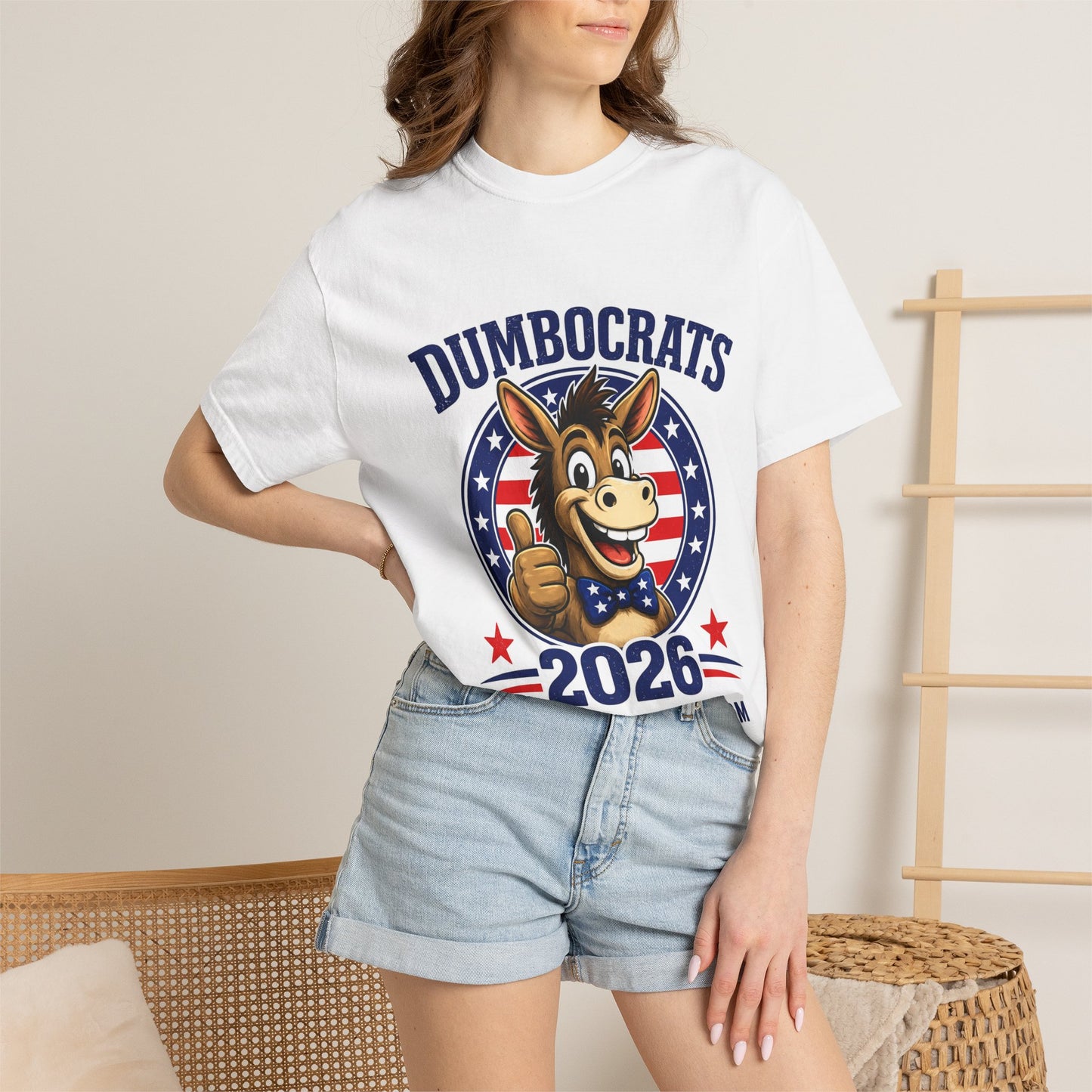 Dumbocrats 2026 Donkey Cartoon T-Shirt | Political Satire Tee