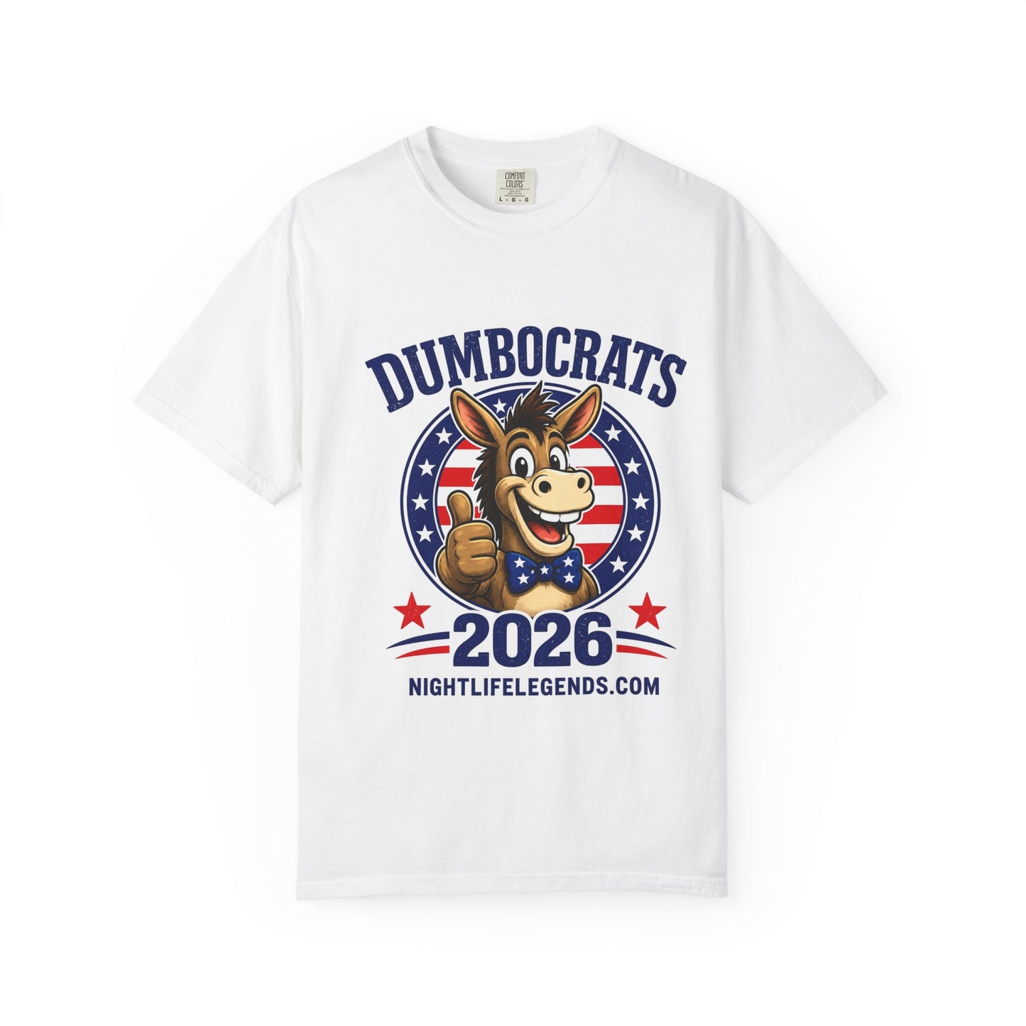 Dumbocrats 2026 Donkey Cartoon T-Shirt | Political Satire Tee