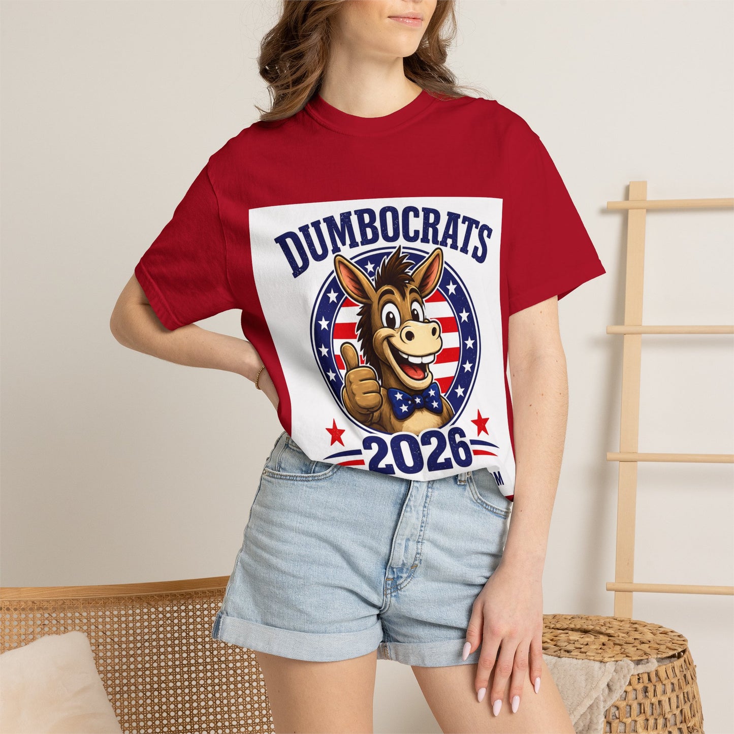 Dumbocrats 2026 Donkey Cartoon T-Shirt | Political Satire Tee
