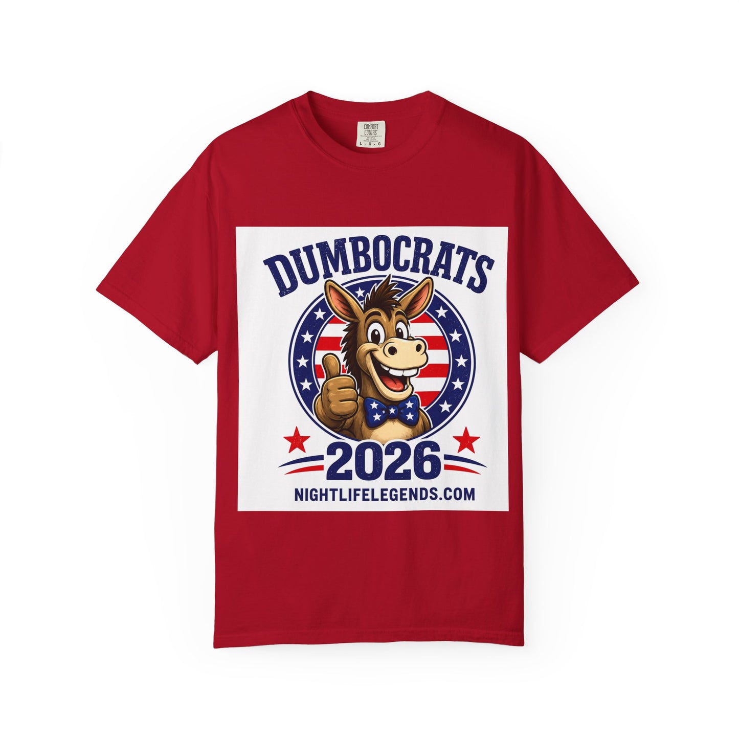 Dumbocrats 2026 Donkey Cartoon T-Shirt | Political Satire Tee