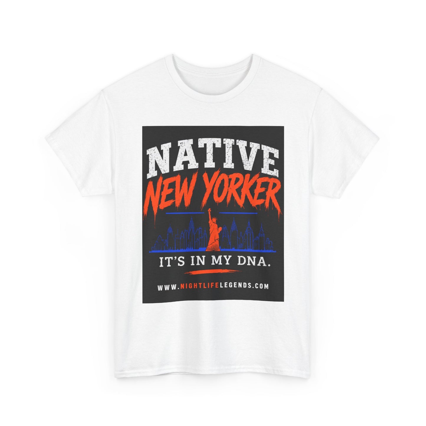 Native New Yorker T‑Shirt — "It's In My DNA" Graphic Tee