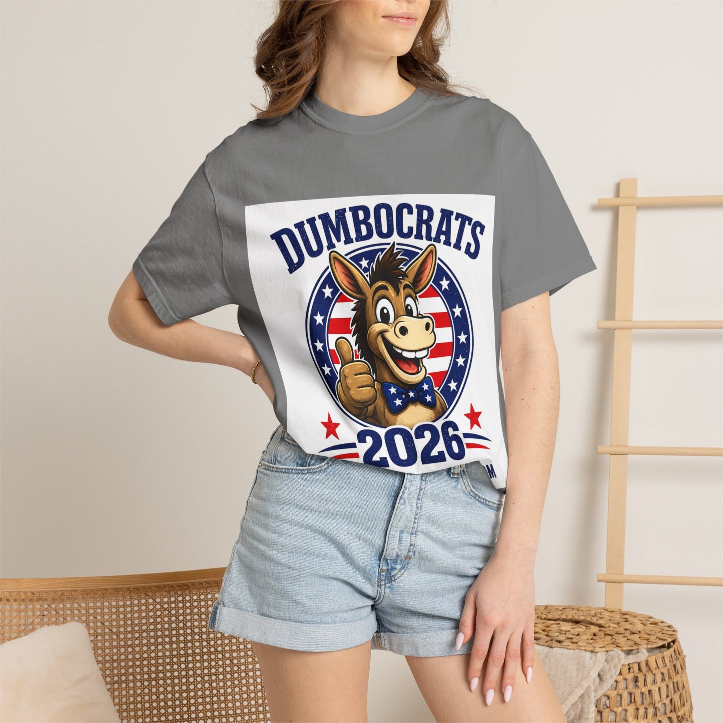 Dumbocrats 2026 Donkey Cartoon T-Shirt | Political Satire Tee