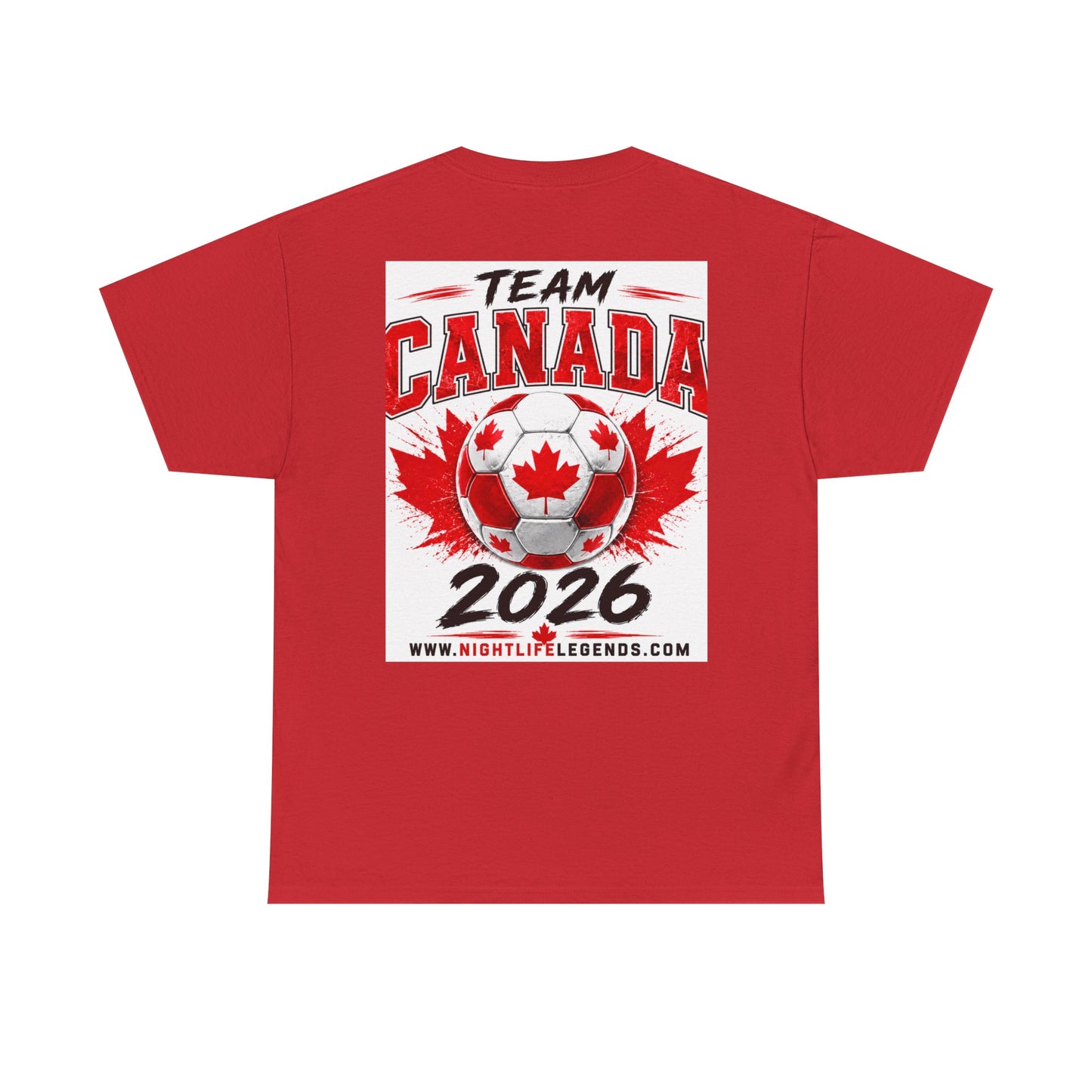 Canada Soccer T‑Shirt — Team Canada 2026 Soccer Fan Tee (Canada vs SA Score)